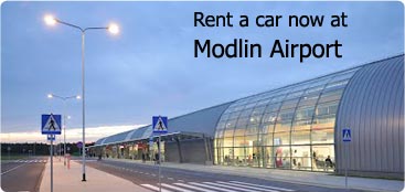 Rent a car now at Modlin Airport